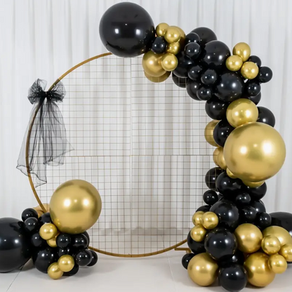 Black & Gold Garland Arch Kit