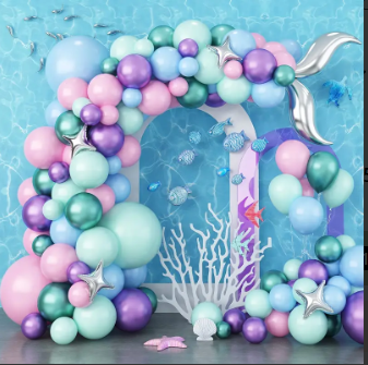 Mermaid Balloon Garland Arch Kit