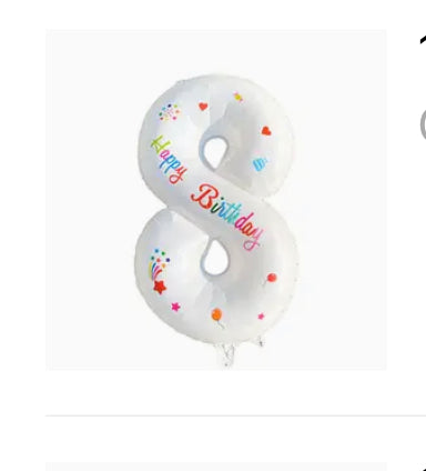 32" Number Balloons