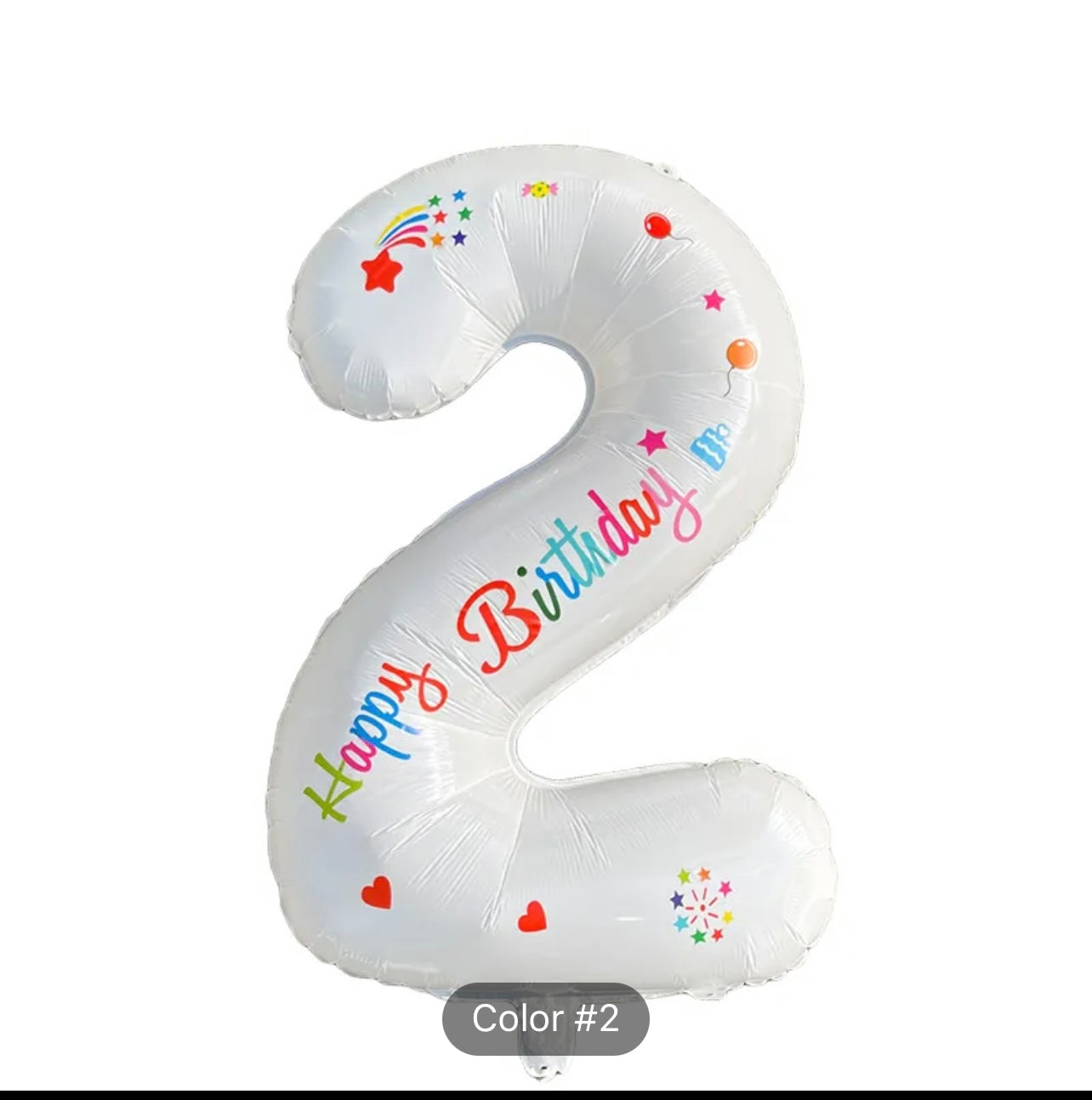 32" Number Balloons